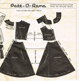 1950s Original Vintage Mail Order Pattern 1501 Easy Plus Size Dress 42 Bust