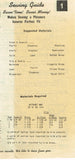 Fabric Requirements and Notions for Mail Order 1543
