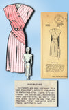 1940s Original Vintage Mail Order Pattern 1620 Uncut Misses WWII Dress Sz 30 B