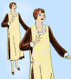 Mail Order 1655: 1920s Charming Misses Full Length Apron Vintage Sewing Pattern