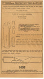 Mail Order 1655: 1920s Charming Misses Full Length Apron Vintage Sewing Pattern