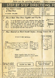 1940s Original Vintage Mail Order Pattern 1753 Toddler Girls Dress & Bolero Sz 6