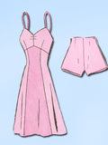 1940s Vintage Mail Order Sewing Pattern 1773 WWII Misses Bra Slip Size 18 36B - Vintage4me2