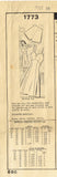 1940s Vintage Mail Order Sewing Pattern 1773 WWII Misses Bra Slip Size 18 36B - Vintage4me2