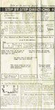 1940s Orig Vintage Mail Order Pattern 1791 Uncut WWII Misses Peplum Dress Sz 34B