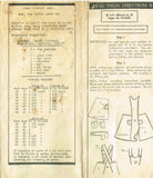 Mail Order 1829: 1940s Misses WWII Princess Apron Sz 36 B Vintage Sewing Pattern