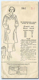 1930s Vintage Mail Order Sewing Pattern 1862 Uncut Misses Artist Smock Size 14 - Vintage4me2