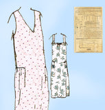Mail Order 1893: 1920s Uncut Plus Size Women's Slip Sz 46 B Vintage Sewing Pattern