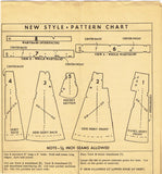 1950s Original Vintage Mail Order Sewing Pattern 2004 Uncut Plus Size Skirt Set 32 Waist