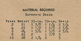 1940s Vintage Mail Order Sewing Pattern 2005 Toddler Girls WWII Party Dress Sz 2 - Vintage4me2