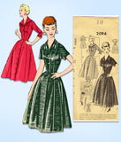 1950s Vintage Mail Order Sewing Pattern 2094 Uncut Misses Princess Dress Sz 28 B