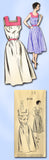 1940s Vintage Mail Order Sewing Pattern 2114 Easy Misses House Dress Size 12 30B - Vintage4me2