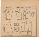 Mail Order 2122: 1940s Lovely Misses Sun Dress Sz 32 Bust Vintage Sewing Pattern