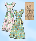 Mail Order 2122: 1940s Lovely Misses Sun Dress Sz 32 Bust Vintage Sewing Pattern