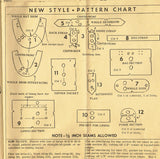 1950s Rare Original Vintage Mail Order Pattern 2141 Misses Brimmed Hat & Purse