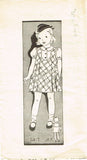 1930s Vintage Anne Adams Sewing Pattern 2417 Toddler Girls Jumper Dress Size 4 - Vintage4me2
