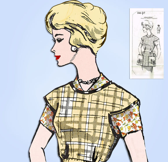 1950s Kate Marchbanks Mail Order Sewing Pattern 245 Uncut Misses Cobbler Apron