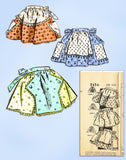 1950s Vintage Fashion Service Sewing Pattern 2456 Misses Cocktail Apron Fits All