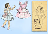 Mail Order 2496: 1950s Uncut Baby Girls Sun Dress Size 2 Vintage Sewing Pattern