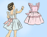 Mail Order 2496: 1950s Uncut Baby Girls Sun Dress Size 2 Vintage Sewing Pattern