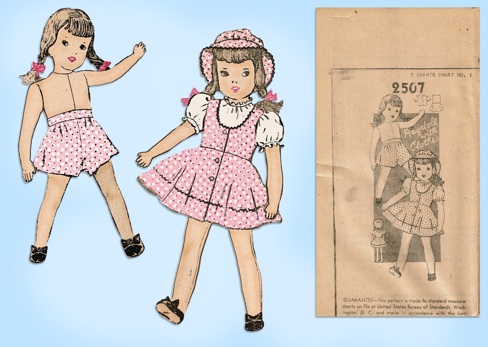How To Make Doll Clothes: No Sewing Required! { with 2 FREE Patterns! } -  Chaotically Yours