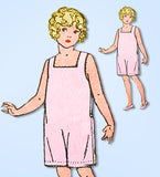 1920s Vintage Mail Order Sewing Pattern 2513 Uncut Toddler Girls Combination Sz6
