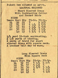 1930s Vintage Mail Order Sewing Pattern 2554 Misses Shirtwaist Dress Size 16 34B - Vintage4me2