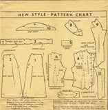 Fashion Service 2595: 1950s Misses Skirt & Weskit Vest 32B Vintage Sewing Pattern