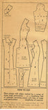 Mail Order 2627:1940s Uncut Misses Princess Dress Sz 34 B Vintage Sewing Pattern