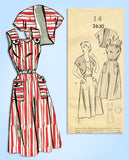 Fashion Service 2630: 1950s Misses Sun Dress & Bolero 32B Vintage Sewing Pattern - Vintage4me2