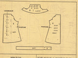 Fashion Service 2648: 1940s Easy Toddler Girls Dress Sz 6 Vintage Sewing Pattern