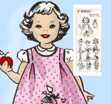 Mail Order 2650: 1960s Uncut 12 Month Tot Jumper Dress Vintage Sewing Pattern - Vintage4me2
