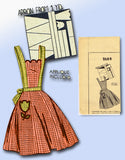 1940s Vintage Fashion Service Sewing Pattern 2688 Uncut One Yard Full Bib Apron