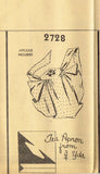 1940s Vintage Fashion Service Mail Order Apron 2728 Misses Tea Apron Fits All