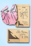 1940s Vintage Fashion Service Mail Order Apron 2728 Misses Tea Apron Fits All