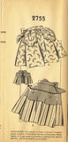 1950s Vintage Fashion Service Sewing Pattern 2755 Uncut Misses Apron Fits All
