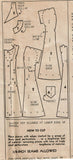 Mail Order 2788: 1940s Uncut Plus Size Princess Dress 40B Vintage Sewing Pattern