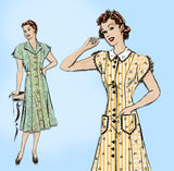 Mail Order 2788: 1940s Uncut Plus Size Princess Dress 40B Vintage Sewing Pattern