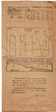 Mail Order 279: 1930s Womens Plus Size Apron Size 46 Bust Vintage Sewing Pattern