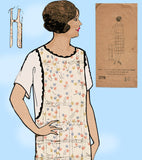 Mail Order 279: 1930s Womens Plus Size Apron Size 46 Bust Vintage Sewing Pattern
