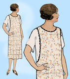 Mail Order 279: 1930s Womens Plus Size Apron Size 46 Bust Vintage Sewing Pattern