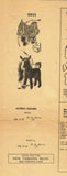 1940s Vintage Mail Order Sewing Pattern 2855 Dog and Horse Stuffed Animals ORIG - Vintage4me2