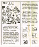 1950s Vintage Mail Order Embroidery Transfer 2912 Uncut DOW Dutch Gal Tea Towels