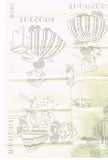 1950s Vintage Mail Order Embroidery Transfer 2912 Uncut DOW Dutch Gal Tea Towels