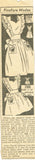 Mail Order 2905: 1940s Charming Misses Pinafore Apron 34B Vintage Sewing Pattern