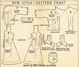 1950s Vintage Mail Order Sewing Pattern 2942 Uncut Misses Jumper Dress Size 35 B