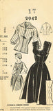 1950s Vintage Mail Order Sewing Pattern 2942 Uncut Misses Jumper Dress Size 35 B