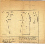Mail Order 2966: 1940s Easy Uncut Misses Dress Size 36 B Vintage Sewing Pattern