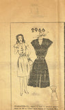 Mail Order 2966: 1940s Easy Uncut Misses Dress Size 36 B Vintage Sewing Pattern