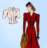 Mail Order 3015: 1930s Stylish Misses 2 PC Suit Size 36 B Vintage Sewing Pattern